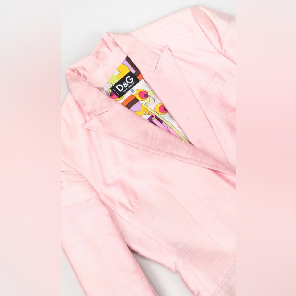 Dolce & Gabbana Pink Pantsuit